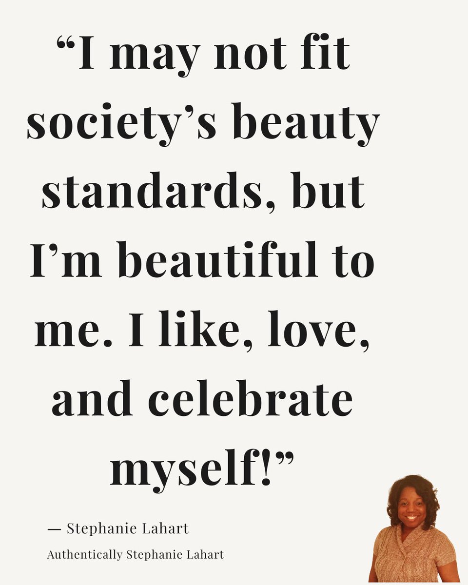 1lahart's tweet photo. I created this inspiring and empowering society's beauty standards quote to uplift and encourage ALL women worldwide. 💖 | Stephanie Lahart

Authentically Stephanie Lahart 💜 https://t.co/Lmk9frL73s