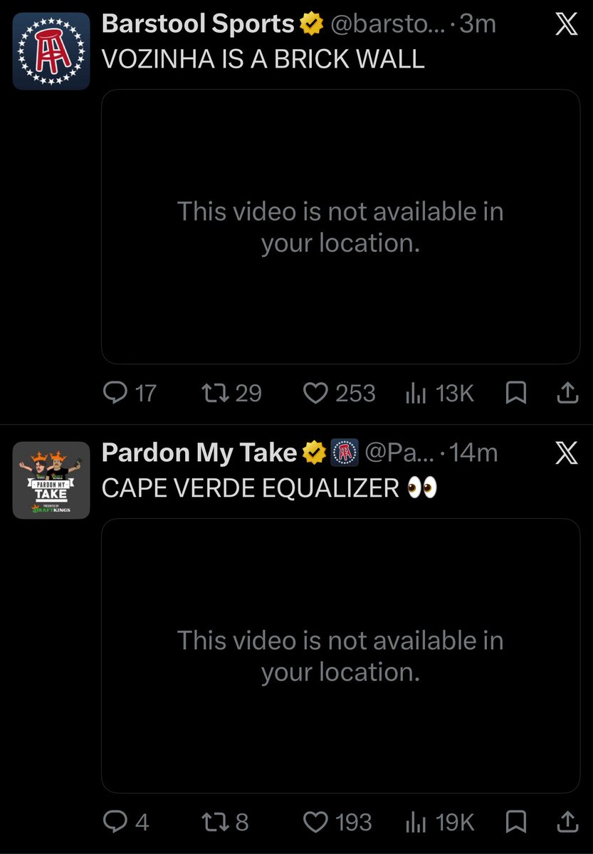 OCSportsHQ's tweet photo. This is what i hate the most about this app, like what you mean it’s no available it’s a video https://t.co/qzkfy9J9az