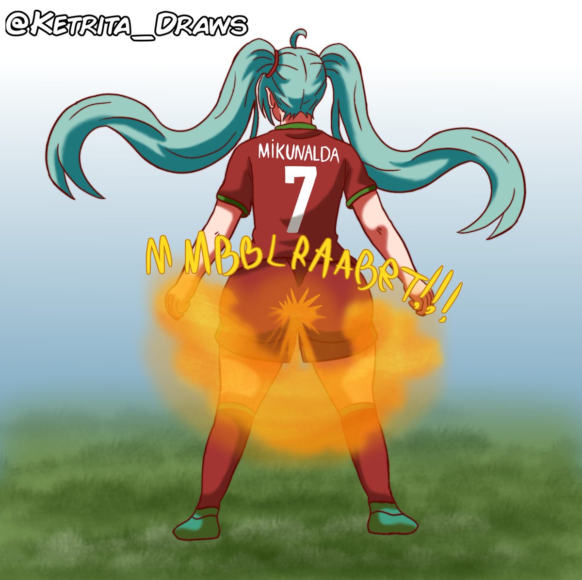 ketrita_draws's tweet photo. Cristiana Mikunalda é a GOAT! 🇵🇹🐐
.
.
.
#fartfetish #fart #farting #girlfart #fartart #gassygoddess #sexygirlsfart #commissionsopen #r34  #HatsuneMiku #worldcup https://t.co/7uPypi9C07