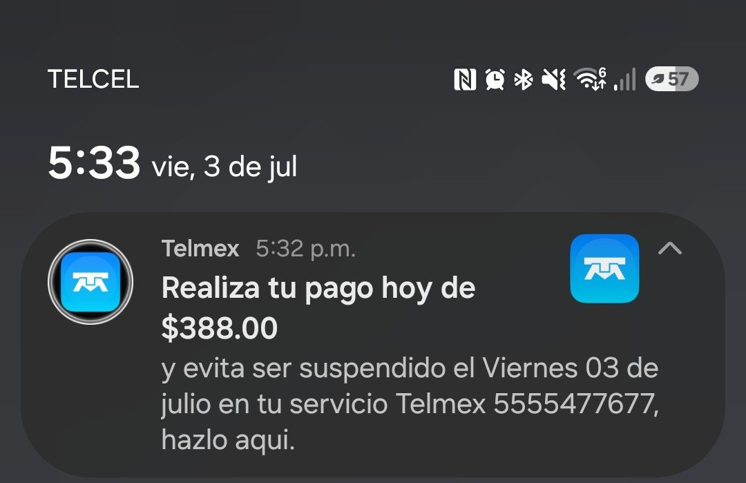 WarlockAngelB's tweet photo. @Telmex muy de notificaciones ahora sí de que se debe, pero nunca fueron para venir arreglar el servicio y en su negativa de proceder con la cancelación del servicio, así se va a quedar. https://t.co/XxF2EUbCNm