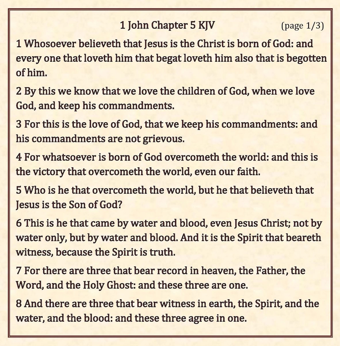 kingjamesonline's tweet photo. “And this is the record, that God hath given to us eternal life, and this life is in his Son. He that hath the Son hath life; and he that hath not the Son of God hath not life.” 1 John 5 KJV (3/3) #sabbath #sabbathsermon #sabbathsermonsaturday #churchofGodonline https://t.co/xB7ma5sejE