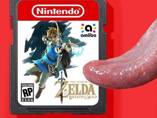 Master0fHyrule's tweet photo. Physical Video Games Are Cool Cause You Can Lick Them https://t.co/au9RMlcCEc