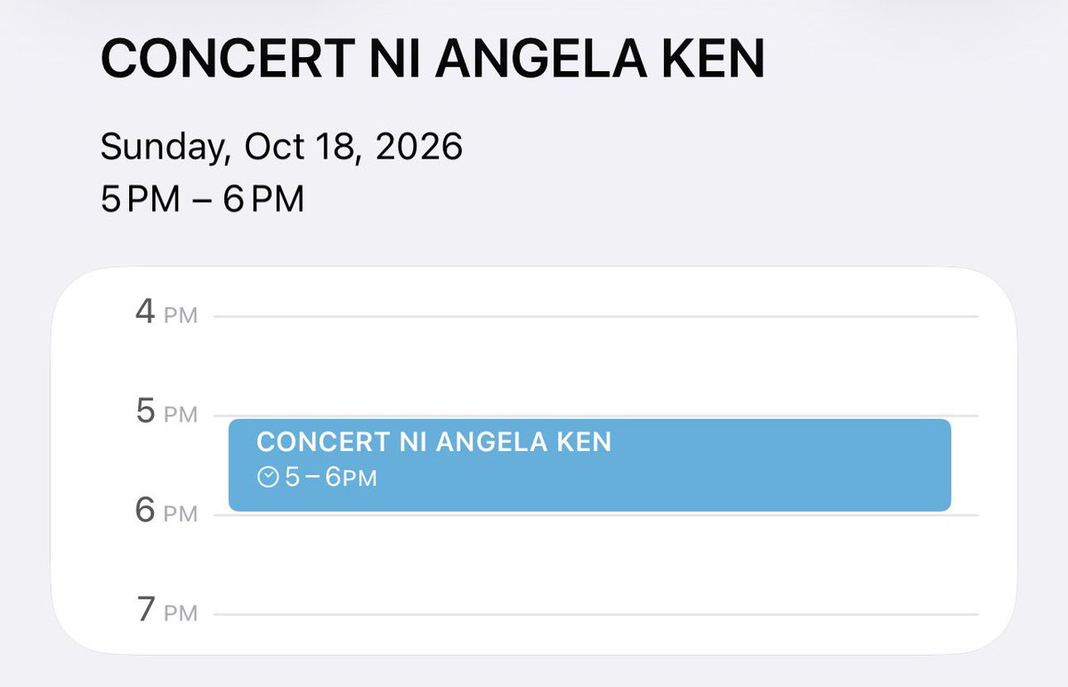 mspainteilyn's tweet photo. Nasa calendar ko na ha @anqelaken
Wag nyo ko ubusan ticket plz. HAHAHA. https://t.co/XpMp7SA05e