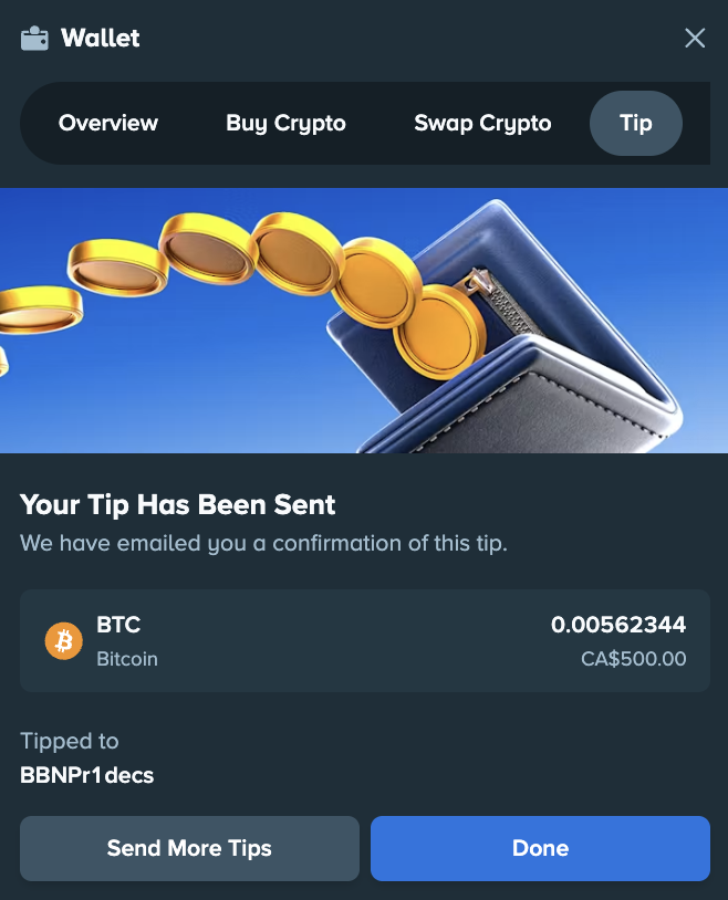 ThatsProfitCole's tweet photo. Congrats papa you Won the $500 BTC Giveaway🎉🥳 Check your Stake Bal🤑

New Giveaway Getting Posted Soon👀👀 https://t.co/U4R1EmCi9m