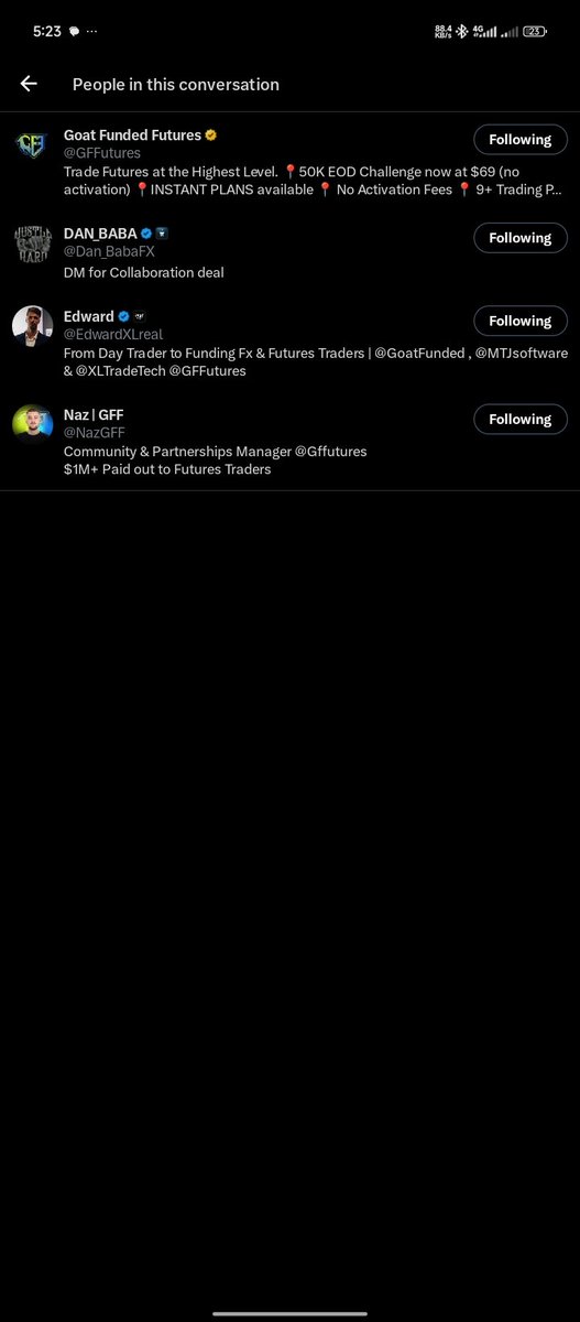 thissdav's tweet photo. @Dan_BabaFX @GFFutures @NazGFF @EdwardXLreal Done ✅
@ChartsConi https://t.co/YcRb8rmopU