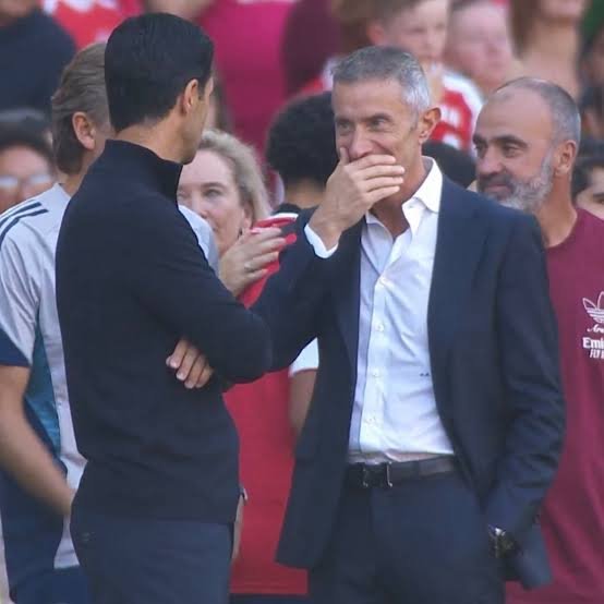 remdaug's tweet photo. Andrea Berta this, Andrea Berta that! Calm down Gunners, Berta has the best plan. @Arsenal top targets this transfer are 🔥

🟢 Eli Kroupi Junior 
🟢 Nico Paz 
🟢 Bruno guimarães
🟢 Lennart Karl
🟢 Guillame Restes

I trust @m8arteta,  @Arsenal and Berta https://t.co/yBOm3ou4wG
