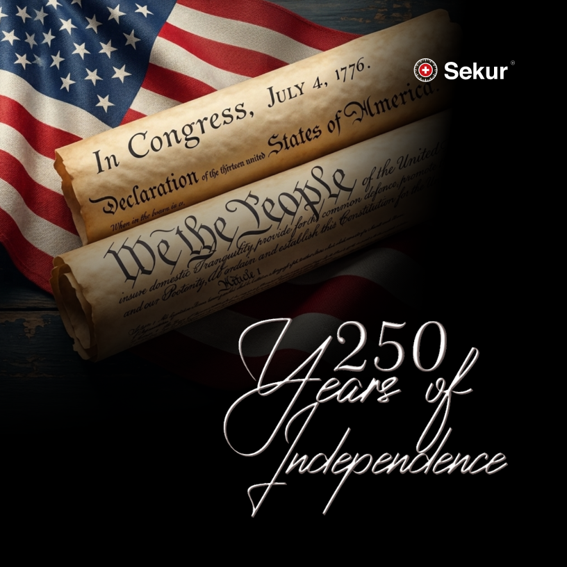 sekurprivate's tweet photo. For 250 years, the United States has stood for the principle that independence is worth protecting.

Today, that principle extends beyond borders.

It reaches our communications, our data, and the infrastructure that supports government, business, and national security.

At Sekur, we are proud to help protect private communications for the organizations, professionals, and public servants who keep our institutions and national interests secure.

To our customers, partners, investors, and everyone celebrating this historic milestone, we wish you a meaningful and safe Independence Day.

Happy 250th Anniversary of the United States.
🇺🇸