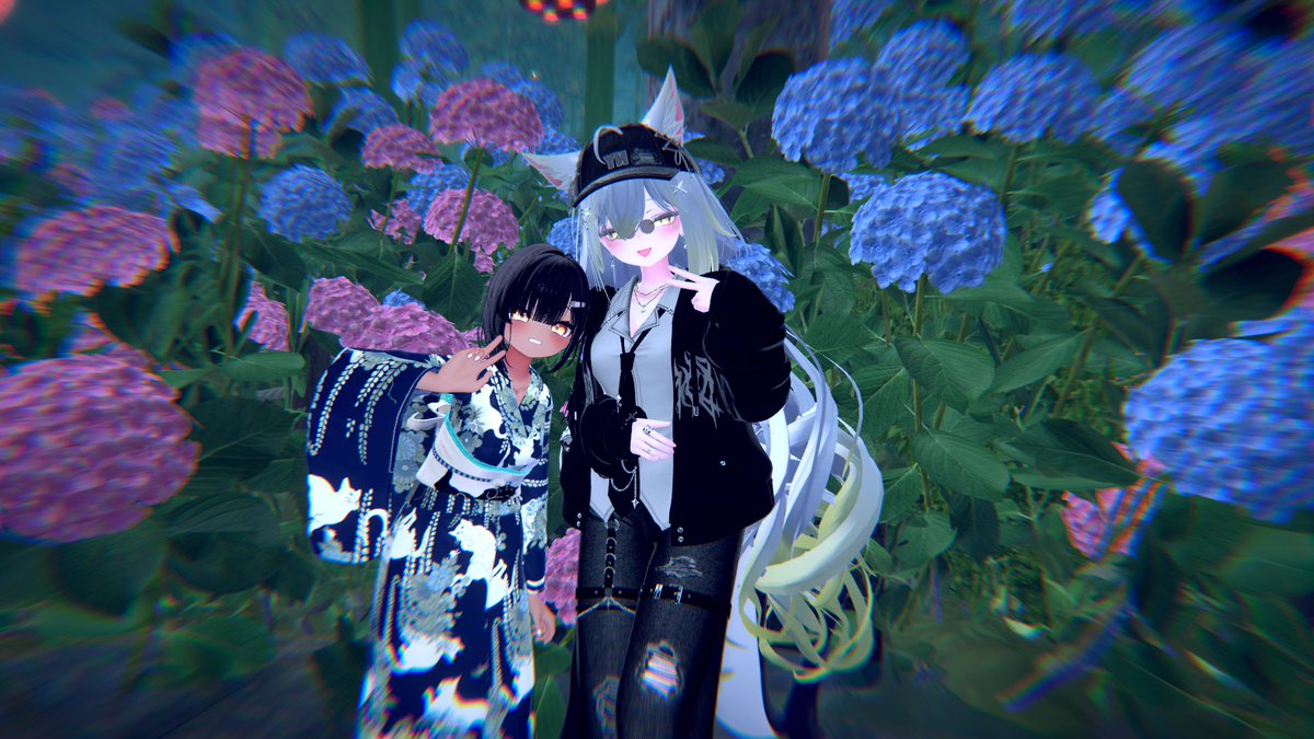 Tutuka046's tweet photo. 紫陽花見に行ってた〜！ https://t.co/27l6lnC76Y