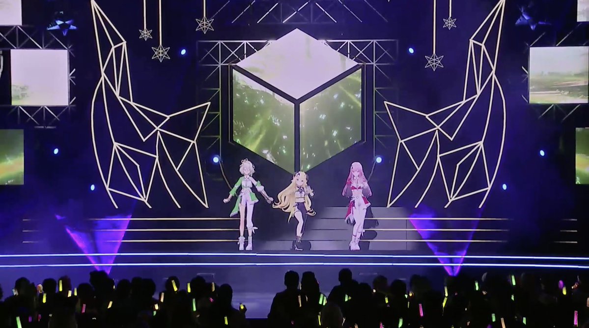 hololive_En's tweet photo. 🎉hololive English 4th Concert -Serendipity-🎉

#TsunomakiWatame brings "Cloudy Sheep" to the stage as a special guest together with Calliope and Cecilia!

🎟️Tickets
https://t.co/4qfAD1hEHP

Share your own screenshots and thoughts with #holoSerendipity!💬 https://t.co/sMZQ21IdpC