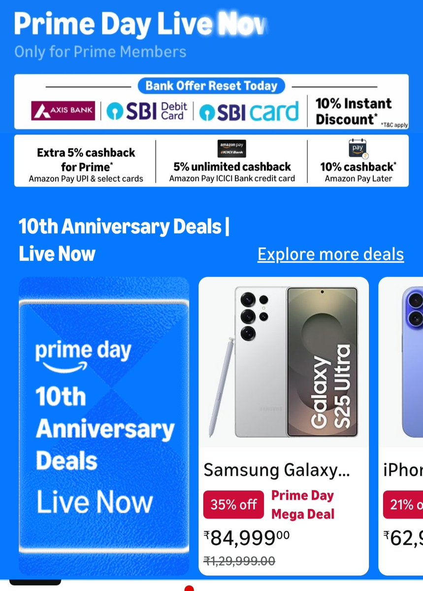 travelduniya1's tweet photo. X payout days and Amazon Prime Day with 10th Anniversary deals. Is it a coincidence? #Payoutday https://t.co/NIvtds64hJ
