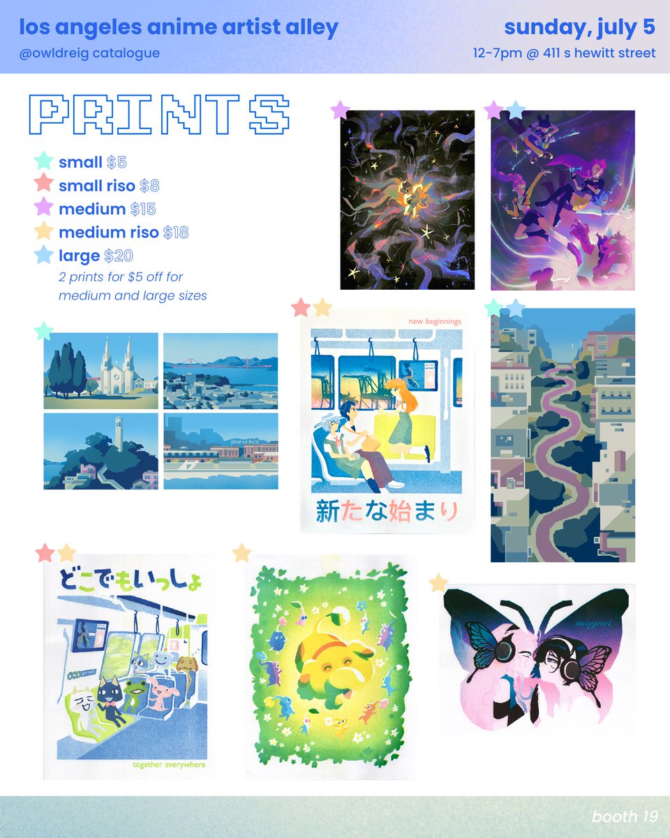 owldreig's tweet photo. i’m tabling at this event on sunday!!! find me from 12-7pm in booth 19, here is my catalogue and there’s more event info in the organizer’s partiful :D https://t.co/NojWHAkrlZ