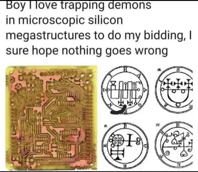 JF_909's tweet photo. @Nero I'm sure it's just a coincidence that computer chips closely resemble Solomon's keys. https://t.co/3ZdzB8osmS