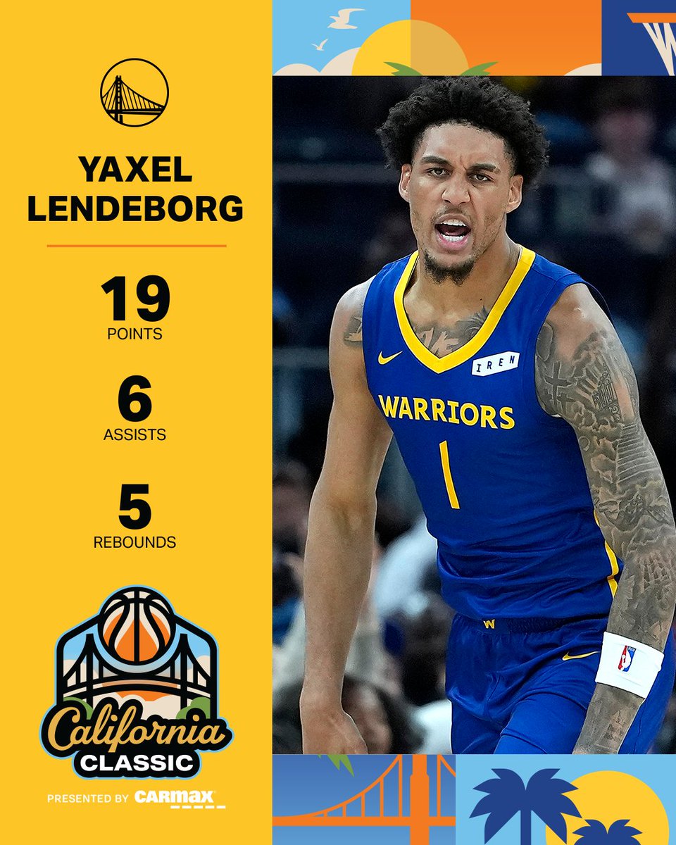 warriors's tweet photo. Have yourself a night, rook 👏 https://t.co/QhKrkkhsMk