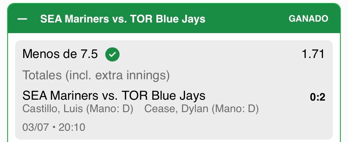 OVEdgePicks's tweet photo. Y hoy nos vamos 2-0 😎😎😎
Segunda apuesta ganada en el grupo, ya saben todos los picks se comparten e nuestro grupo de Telegram totalmente gratis…

https://t.co/coZqzZSw2T

#MLB #OVEdgePicks https://t.co/BZ53xub0BX