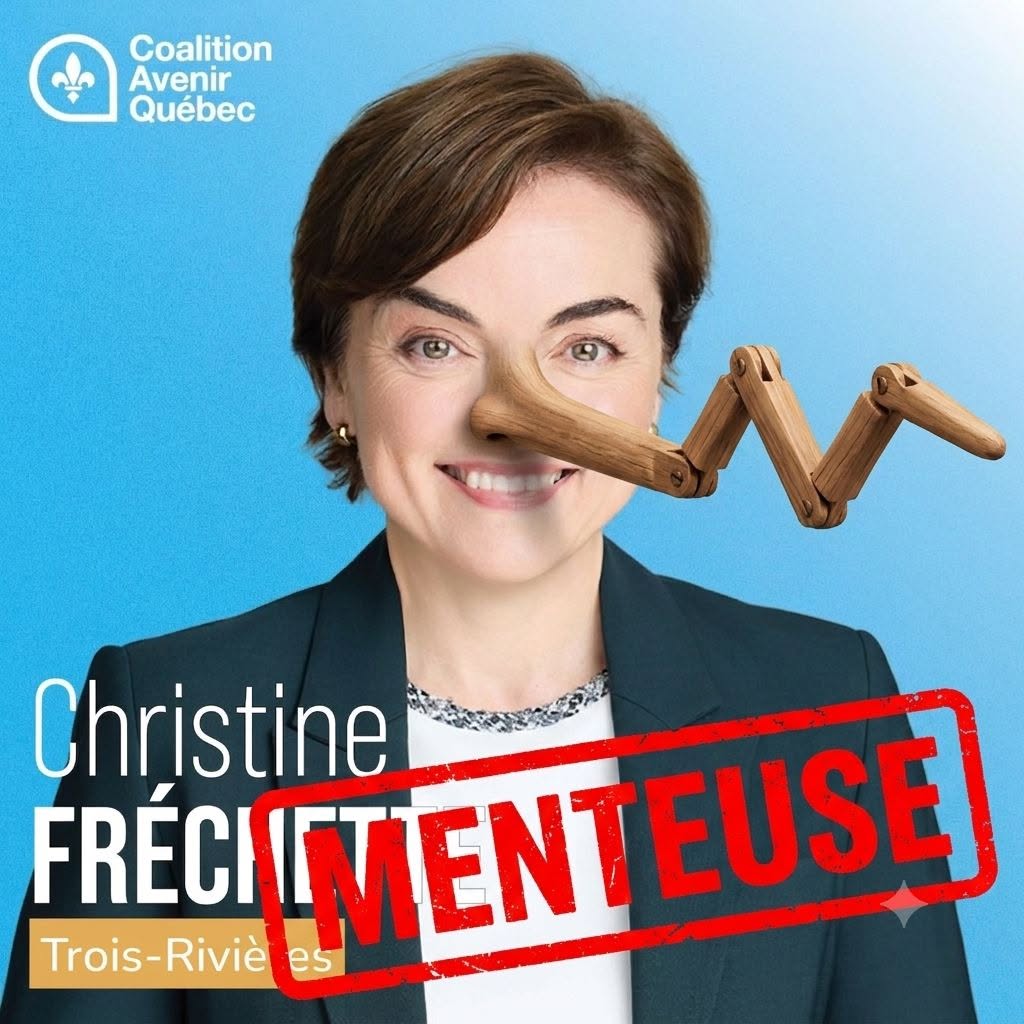 Alibabobcom's tweet photo. @coalitionavenir @CFrechette đŽPromesse brisĂ©e dans Sanguinet : Christine FrĂ©chette tourne le dos Ă ses Ă©lecteurs pour Trois-RiviĂšres!
#Sanguinet #CAQ #polqc #TroisRiviĂšres https://t.co/xAp9tU1hwH