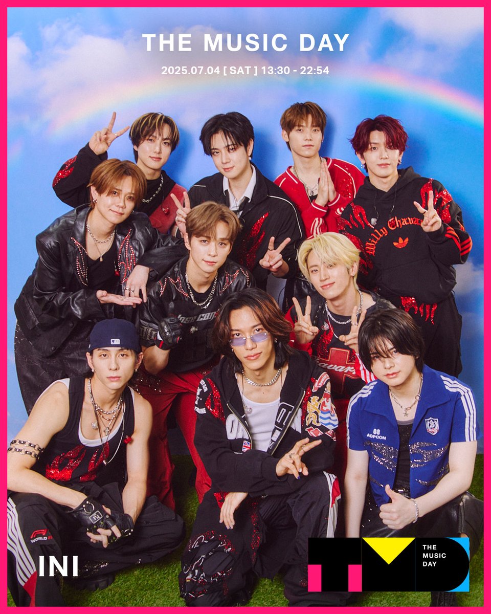 musicday_ntv's tweet photo. 【INI】のバックステージフォトを公開📸

🪩THE MUSIC DAY 2026🪩
7月4日(土) 13:30から9時間半生放送中📺⚡️

@official__INI https://t.co/poCTesuorF