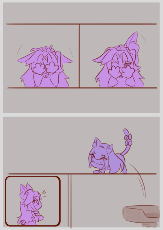 Roky9_9's tweet photo. "Cuteness Aggression Took Over..." — Part 2  

Chapter 2 page 1-4

#MichiMochiArt #Noombart #Vtuberart #fancomic #fanart #comic https://t.co/h5PPH3NMOU