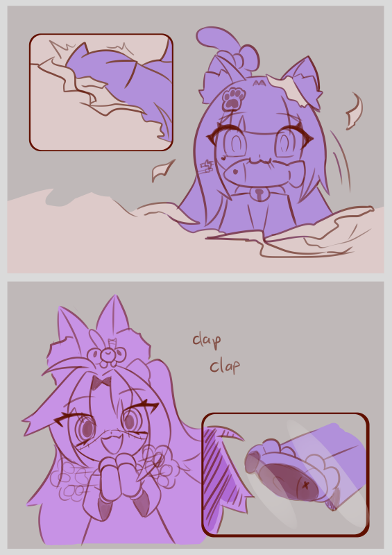 Roky9_9's tweet photo. "Cuteness Aggression Took Over..." — Part 2  

Chapter 2 page 1-4

#MichiMochiArt #Noombart #Vtuberart #fancomic #fanart #comic https://t.co/h5PPH3NMOU