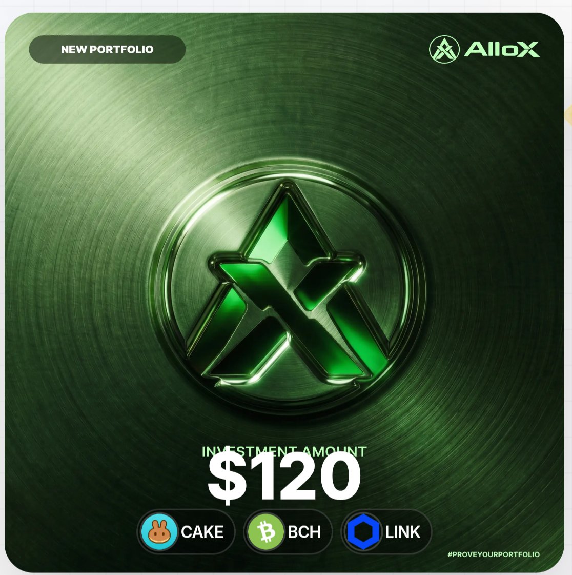 MugdoTalukder's tweet photo. Just proved my portfolio on @alloxdotai 🚀

#ProveYourPortfolio #AlloX https://t.co/jNhKv3nFAy