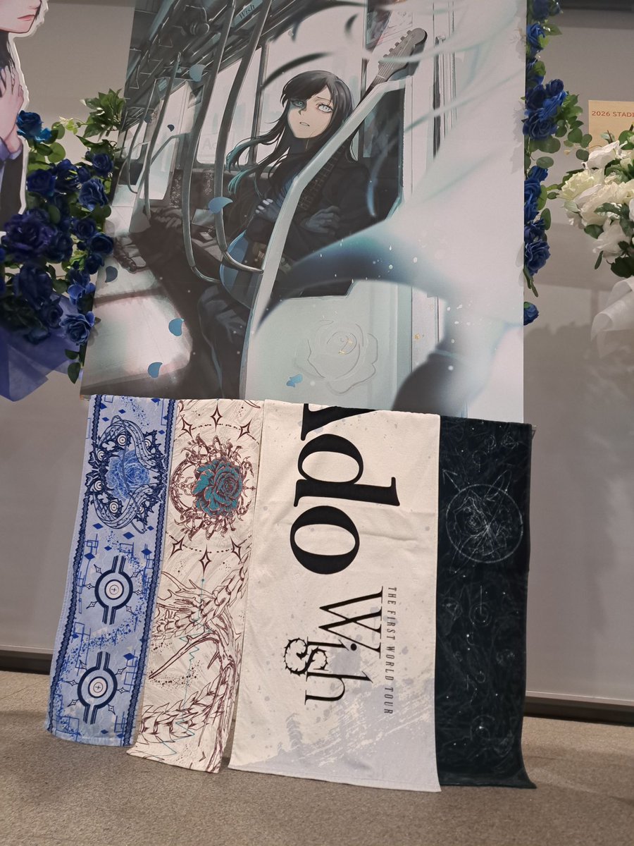 Kose_Ado's tweet photo. 日産スタジアム『Ao』 フラスタ💐

残念ながら見ることは出来ませんが本当に素晴らしいフラスタを贈ることが出来ました！
参加してくれた方ありがとうございます！

メインイラスト WASABIさん
サブイラスト     じゅーす🧃
デザイン             ししゃも🐟

後からイラストの投稿あると思います！ https://t.co/wEJVd7lwyV