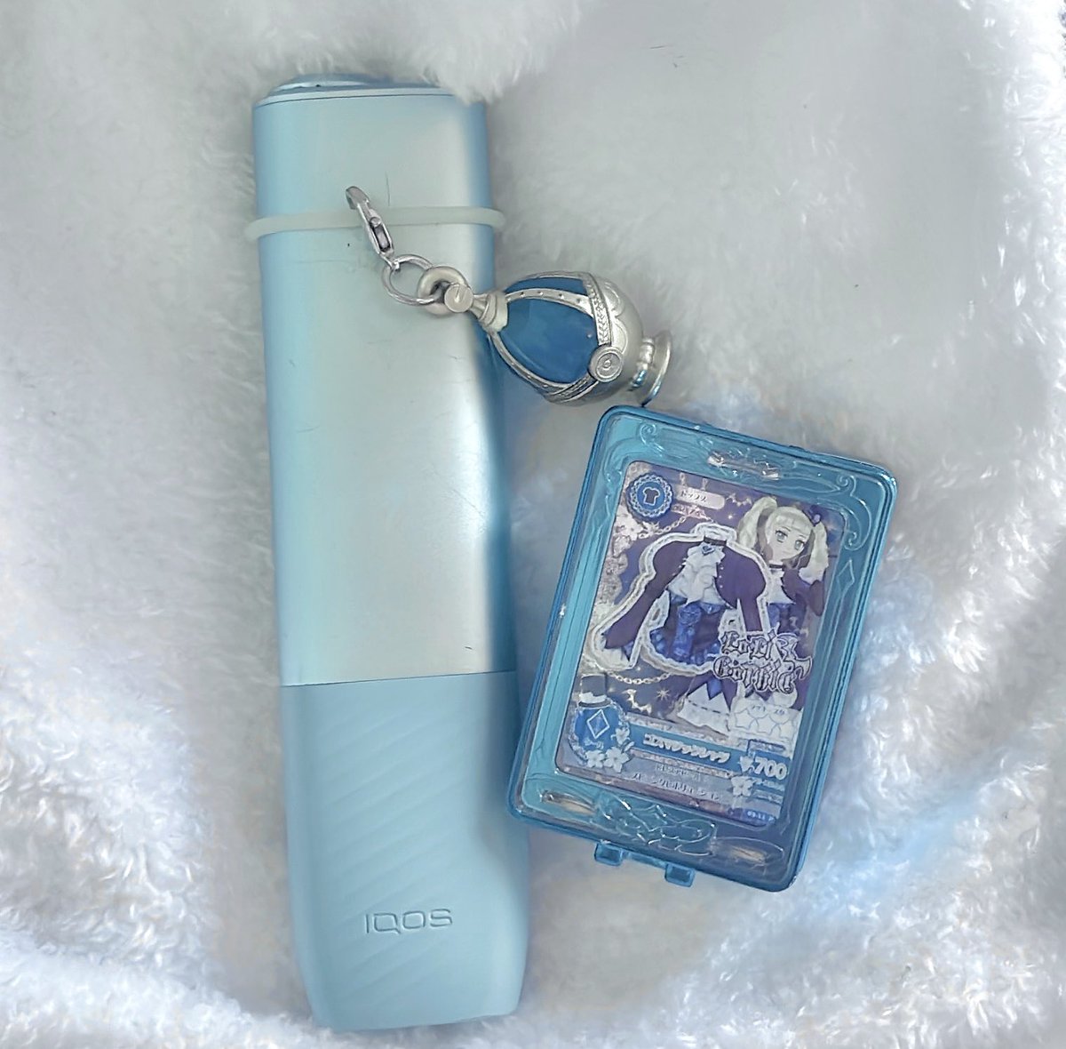 solt__0123's tweet photo. アイカツのガチャガチャで
iQOSが入るというポストを見て

推しのユリカ様でやってみた
可愛すぎる天才🩵 https://t.co/ZVlsaMjHYm