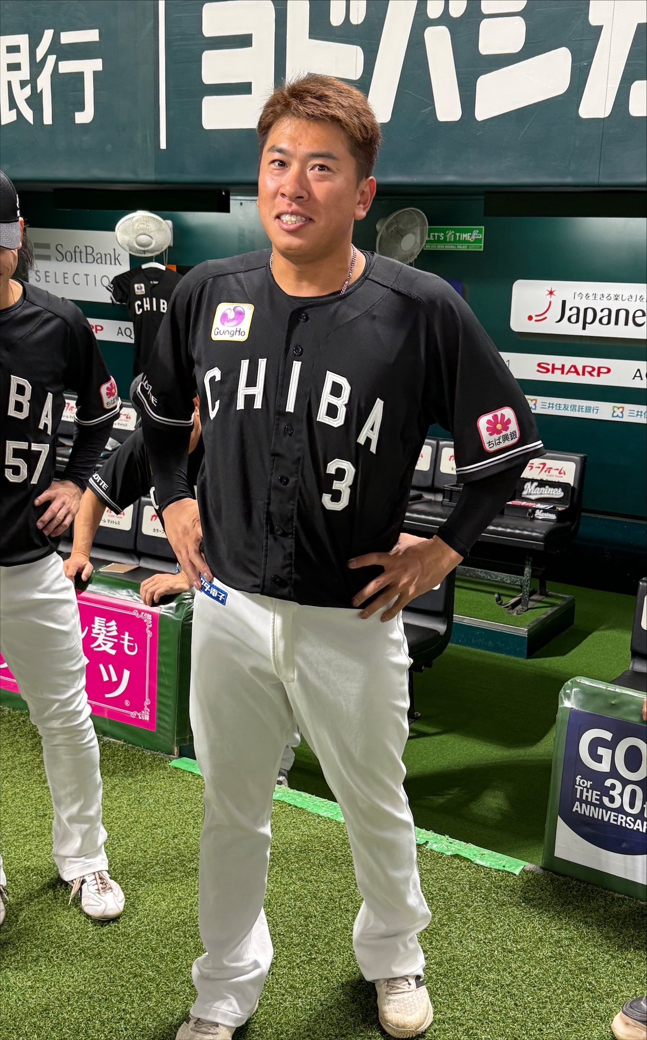 千葉ロッテマリーンズ 角中勝也 ユニフォーム フリーサイズ 千葉ロッテ