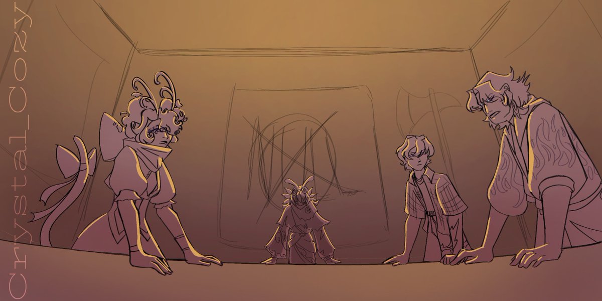 Crystal_Cozy's tweet photo. Who are we? THE PLOT ARMOR QUARTET!!!! 

#Purgatorytwt #Nullsmp https://t.co/ucrz9ndIVN