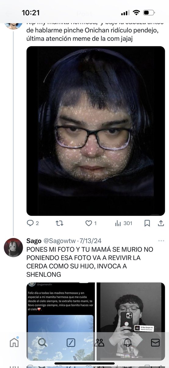 btw_yakov's tweet photo. @Sagowtw @darkynts @eryxtf Le tiras a mi novia y estas dlv no tienes huevos para hacer videollamada tirame a mi pinche gordo feo estas dlv https://t.co/saIxTZMAUF