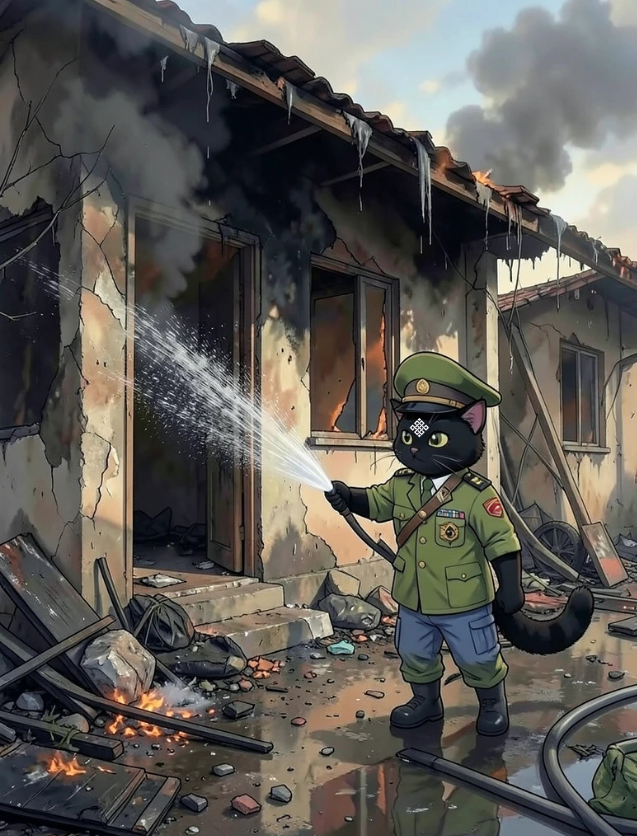 sonnui210802's tweet photo. Siggy donned his impressive firefighter uniform!

Helmet, reflective vest, hose ready, Siggy stood proudly amidst the flames.

No matter how fierce the fire, Siggy rushed in to save people, put out the flames, and protect everything around him.

Siggy the firefighter embodies the spirit of Ritual.

No matter how big the fire, Siggy remains the leading hero! 

@ritualnet @ritualfnd @Jez_Cryptoz @ericgudboy
@Majorproject5 @joshsimenhoff @0xMadScientist