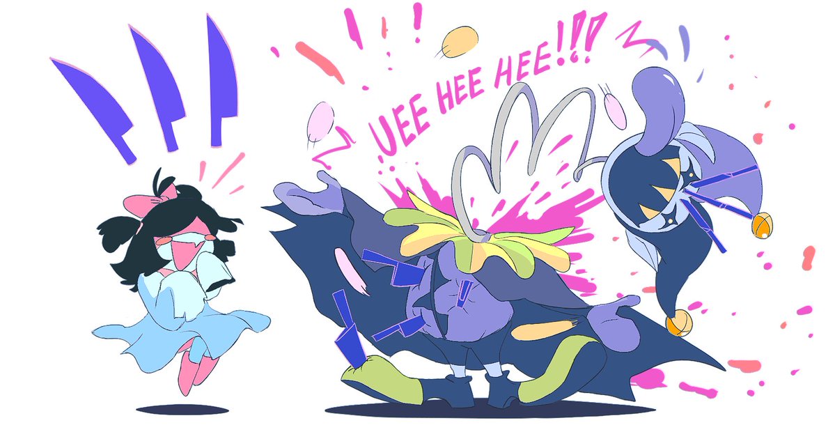 forbidden_hat's tweet photo. I think these two would get along (probably)
#deltarune https://t.co/ZrmpFFJGE7