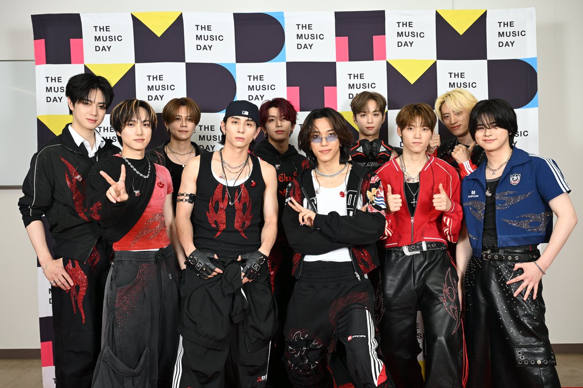 oricon's tweet photo. 『THE MUSIC DAY』

INI、きょうのコンセプトは“燃えたぎる闘争心”
現在の活動につながった「音楽の物語」語る
「JO1さんの（河野）純喜くんが…」

🔻コメント全文
https://t.co/3z9NbW19oc

🔻タイムテーブル発表
https://t.co/hVRxU9llE2

#THEMUSICDAY 
@musicday_ntv https://t.co/OPVshnyri8