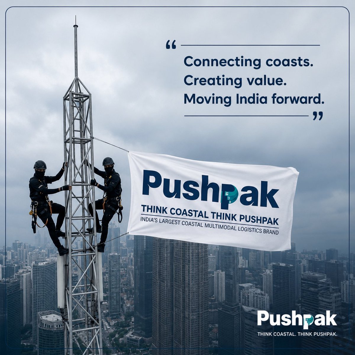 rahulmodi76's tweet photo. Raising standards. Connecting India. Building the future of coastal logistics. 🇮🇳
#ThinkCoastal #Pushpak @Pushpaklogist @hirenbmodi @modikrupa23 https://t.co/thNuSTrgXS