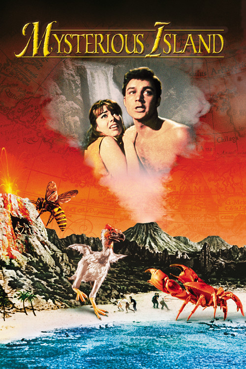 TopFilmTip's tweet photo. Balloon bound civil warriors find freakish island in #RayHarryhausen's giant crab eating, sexy niece courting #MYSTERIOUSISLAND (Mysterious Island, 1961) @Film4 12:55pm https://t.co/PTULXjyPLK