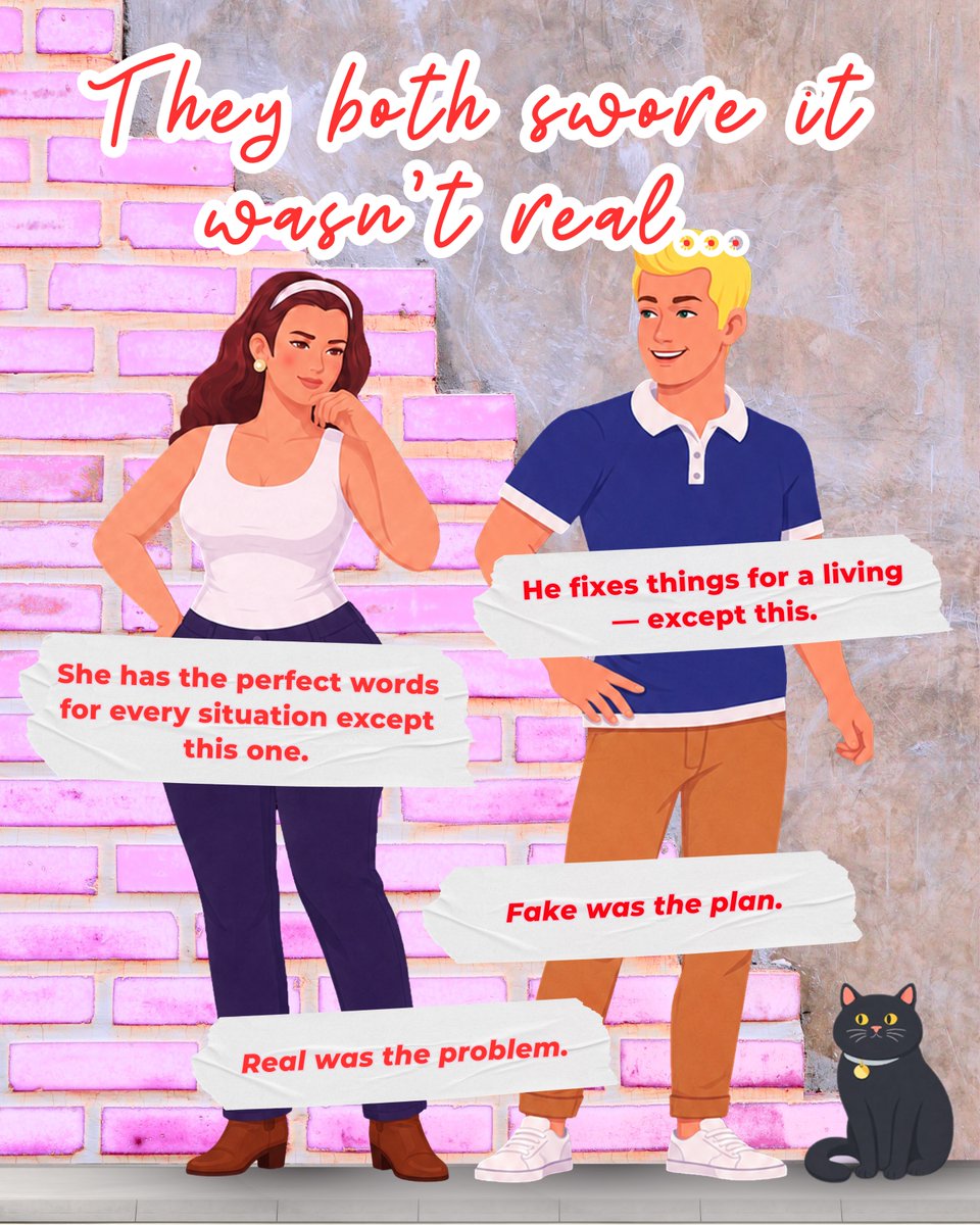 varuspublishing's tweet photo. Casey just needed to meet her deadline. Shane needed to finish the renovation. Neither one planned on catching feelings. 😅 

Flip This Heart drops July 9th — preorder now!

#FakeDating #RomCom https://t.co/adJgvUiPgp