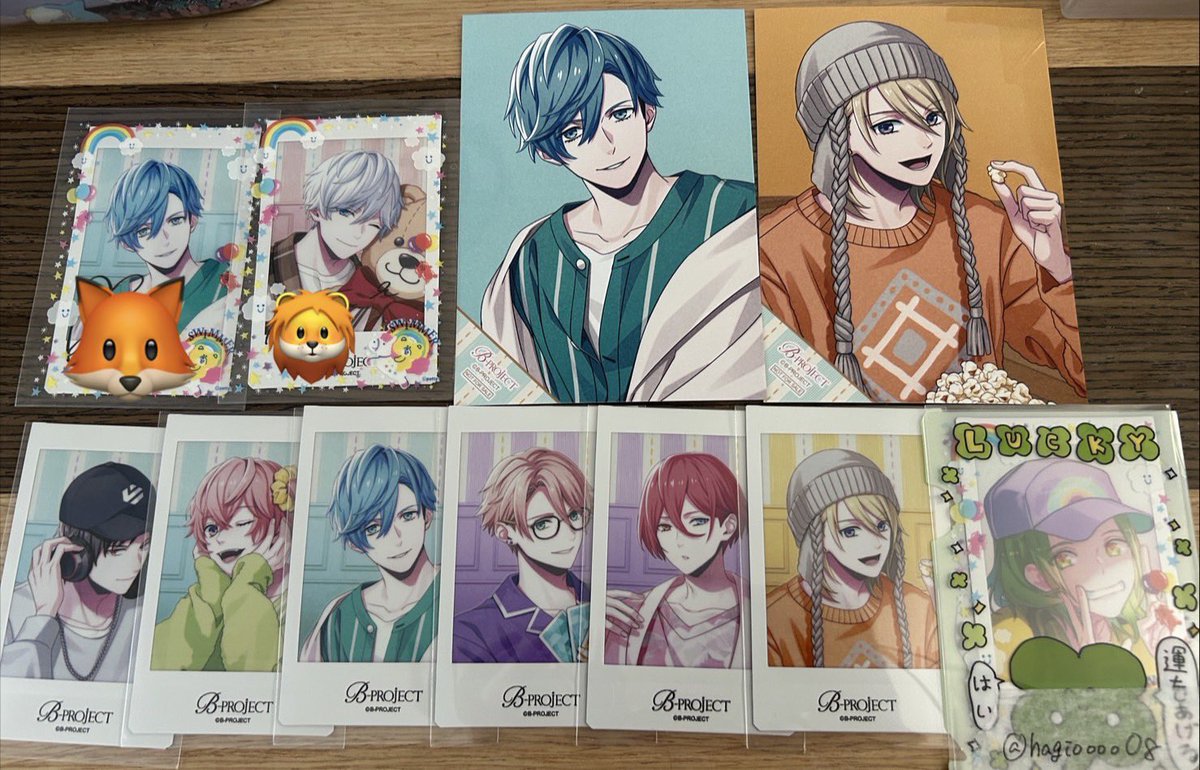 hagioooo08's tweet photo. 【交換】Bプロ B-project プラベ private room チェキ 特典

譲 
チェキ 愛染 北門 (サイン)
    金城 阿修 愛染 増長 音済 遙日 

特典   愛染 遙日

求 同種王茶利サイン1 timeサイン1
ノーマル 王茶利

郵送のみ
お気軽にお声掛けください https://t.co/RtTKMP5cyN