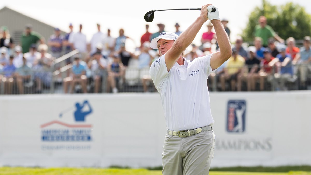 reelwavemedia's tweet photo. 2026 AmFam Champ photo selects (with Jordy Nelson, Jordan Love, Donald Driver, Caroline KK Harvey, Andy North, Miguel Ángel Jiménez, Steve Stricker, Ben Crane, and Darren Clarke) https://t.co/7m3kp6logz