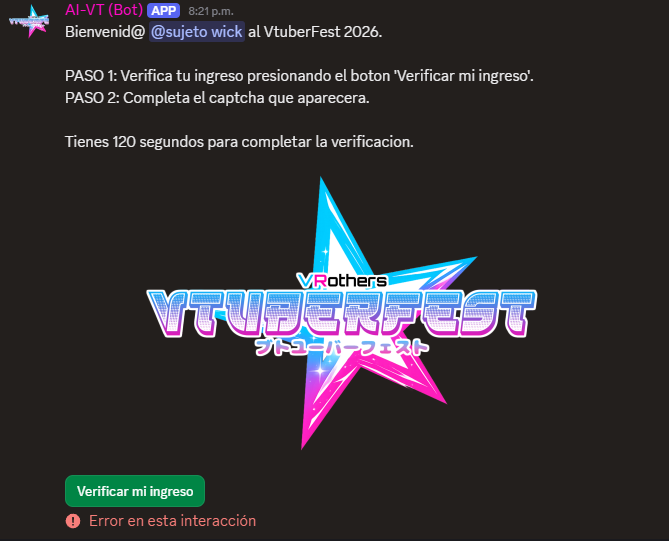 Sujeto_wick's tweet photo. @VtuberFestChile me ayudan plz😅
no me deja verificar https://t.co/OdESzKey7d