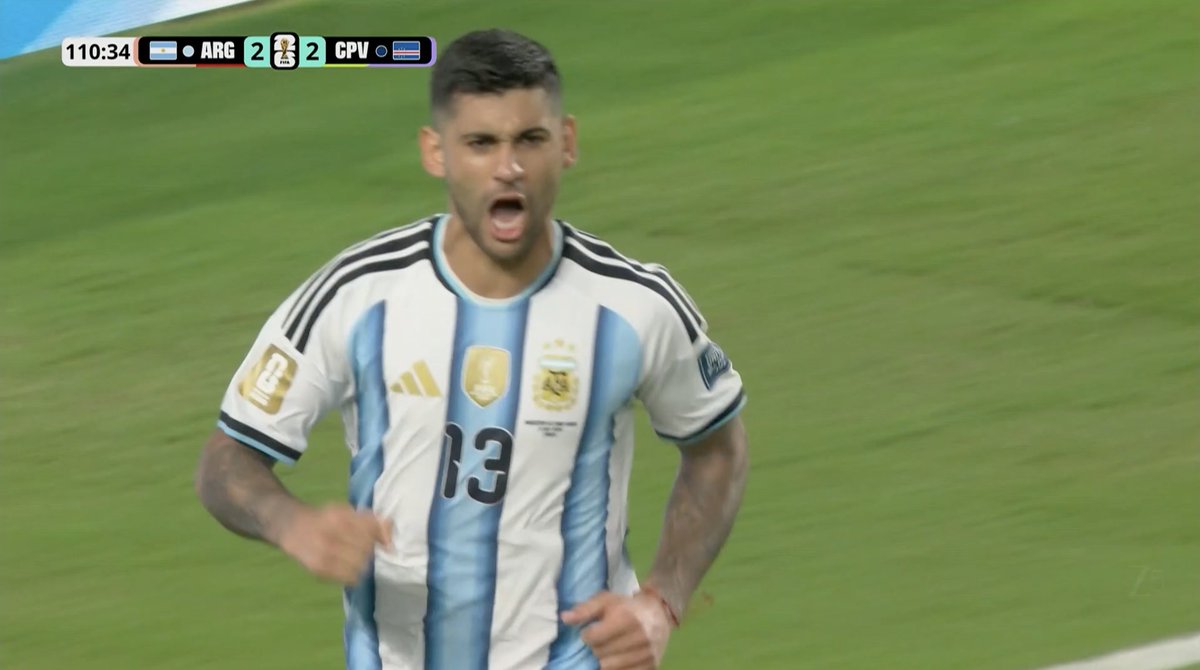 AlunnoRwanda's tweet photo. 🇦🇷 ARGENTINA 3-2 CAPE VERDE 🇨🇻

GOOOAAAAAAAALLLLLLLLLLLLLLL CRISTIAN ROMERO!!!!!!!!!!!!!!!!!!!!!!!!!!!!!!!!!!!

GOAL GOAL!!!!!!!!!!!

🛡️ CRISTIAN ROMERO SCORES FOR ARGENTINA!!! https://t.co/zAHwjNVmOK