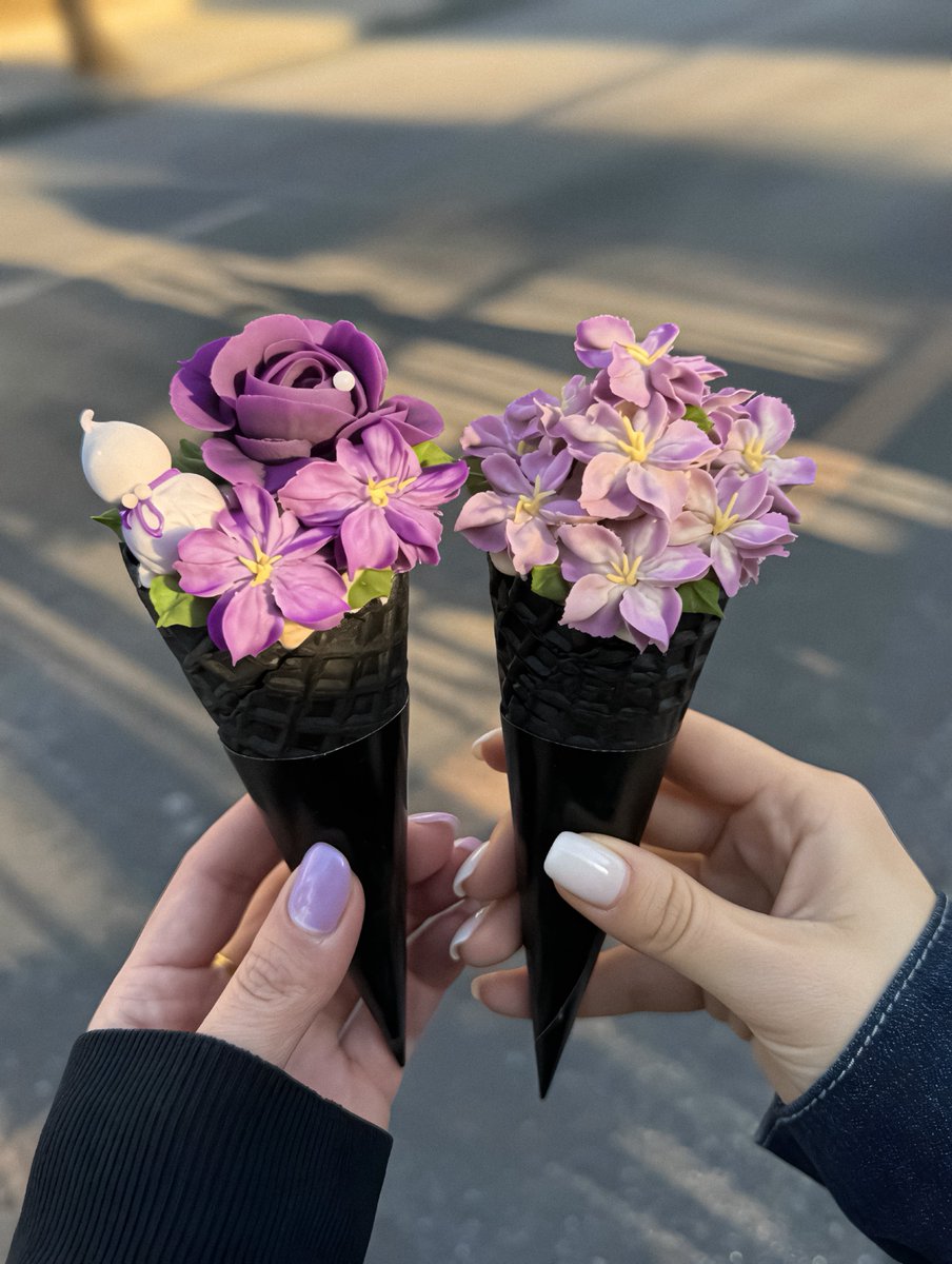 naturehealyou's tweet photo. flower ice cream 🌸 https://t.co/OQEcyCqYBj