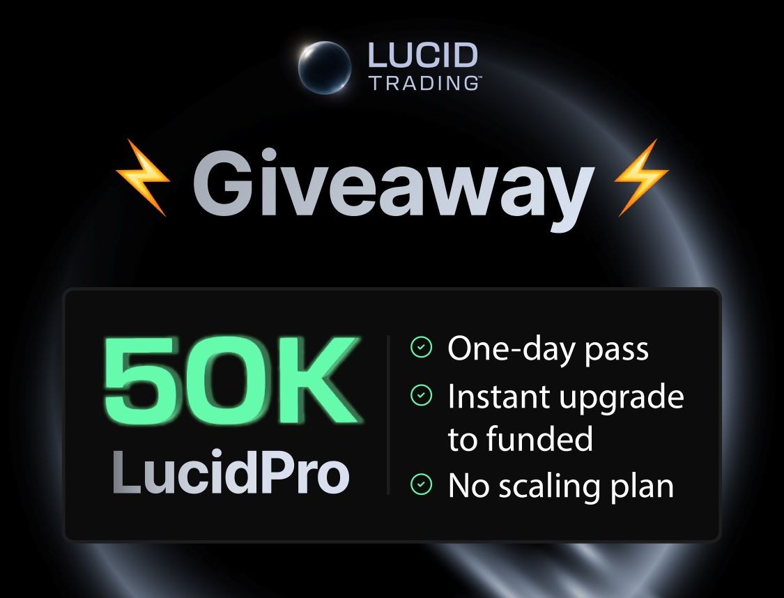 RonBohning's tweet photo. 💰Giveaway time!  
🎇Happy 4th of July Celebration🎇

- 1 LucidPro 50k Eval   
- Follow me @RonBohning
- Like post
- Repost/Tag 2 friends and say “Use Code RON”   

I'll announce Sunday 7/5 @ Asia open then with @xpickr

Good Luck!

https://t.co/xqRiS7S5xF

#LucidPro #Giveaway https://t.co/6YIxtrARMp
