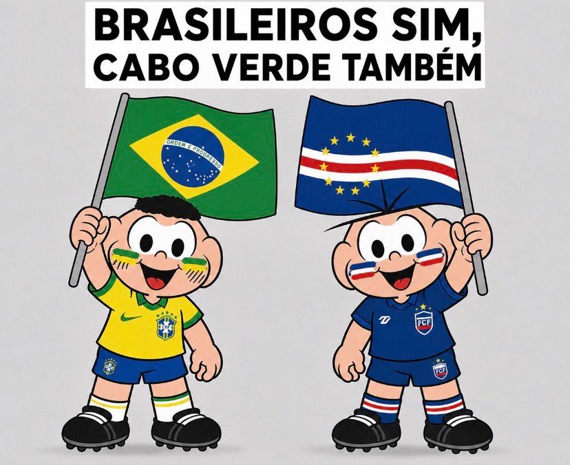 oocbrsao's tweet photo. 🇧🇷 + 🇨🇻 = 🤝 https://t.co/I2mI0LwcYR