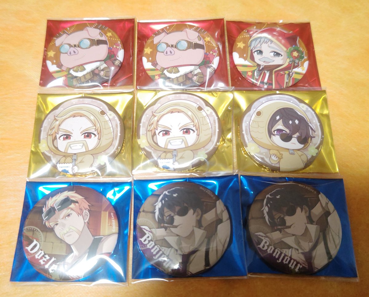 mmj_trade's tweet photo. 【交換】ドズル社 ドズル社ワークス 缶バッジ クリスマス たい焼き かまどの向こう側 ぶくぶ クリアカード コースター お土産スロット
譲)🦍 🍆 🍌 🐷 🐱
求)同種☃️
🍆🍌は🦍同数含めてのみ(種類は問いません)
条件外は返事しません
固定必読 https://t.co/gWu9RhdKpV
