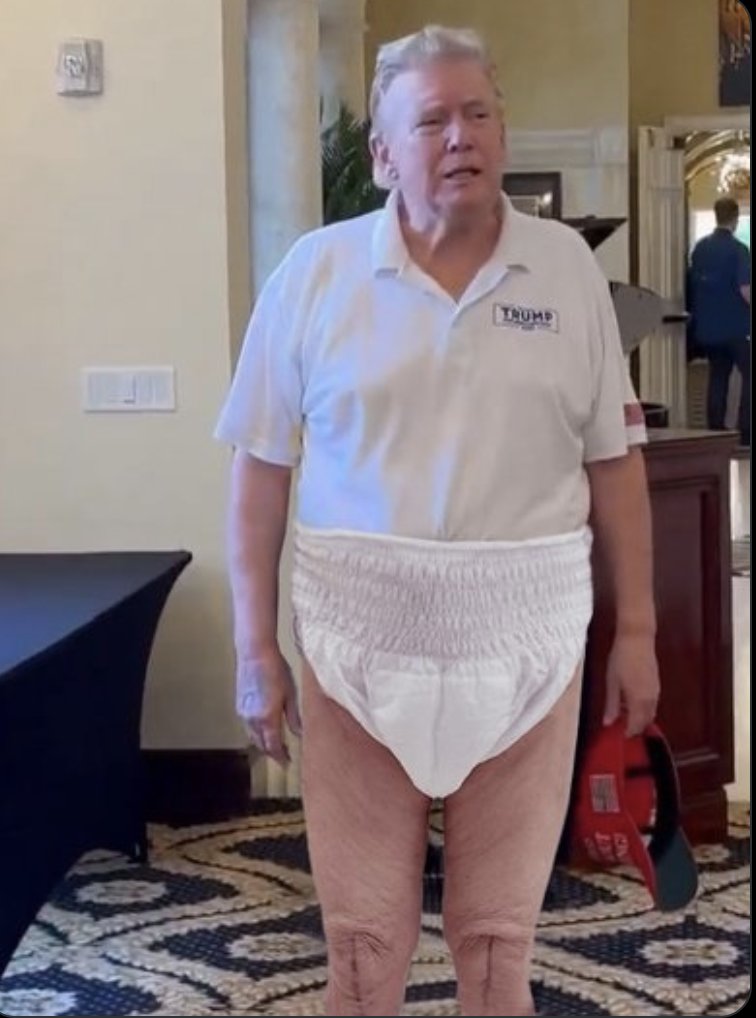 SandersonJones8's tweet photo. @bluhue123 Don with an empty diaper https://t.co/qZs79j3Cq8