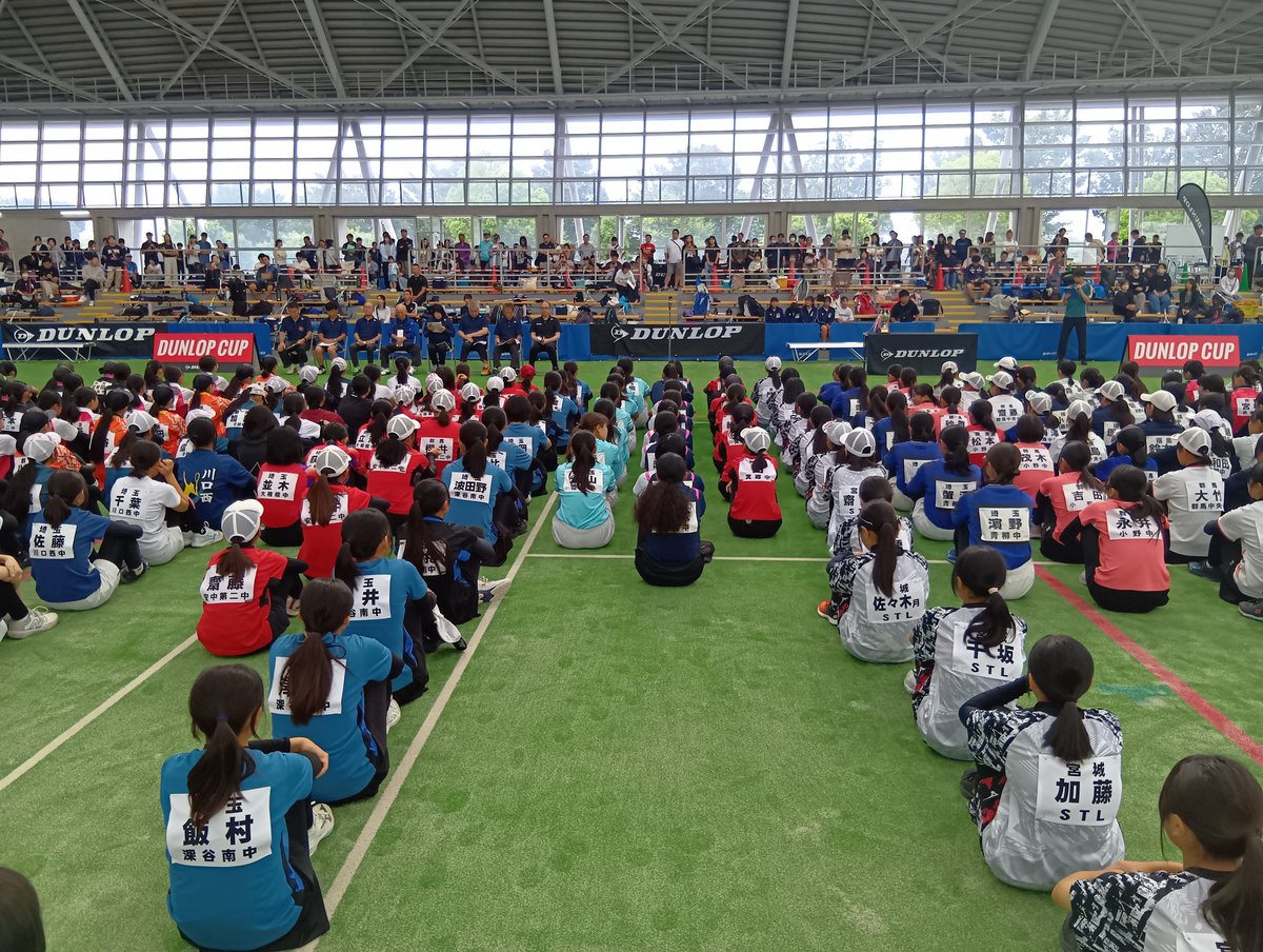 dunlopsoftennis's tweet photo. ダンロップカップ熊谷大会が始まりました。今日は、女子の部です。選手の皆さん、頑張ってください。

#ダンロップ
#ダンロップカップ
#ソフトテニス https://t.co/FhrSZ29xPV
