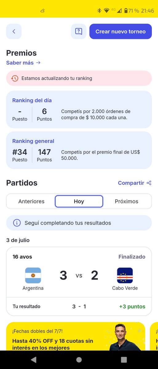 DevLuty's tweet photo. No le tenía tanta fé a cabo de miedo para que nos haga 2, pero no esperaba menos de la mejor selección del planeta 😎🇦🇷💓🥳🍀 https://t.co/aQ8ATfQfwp