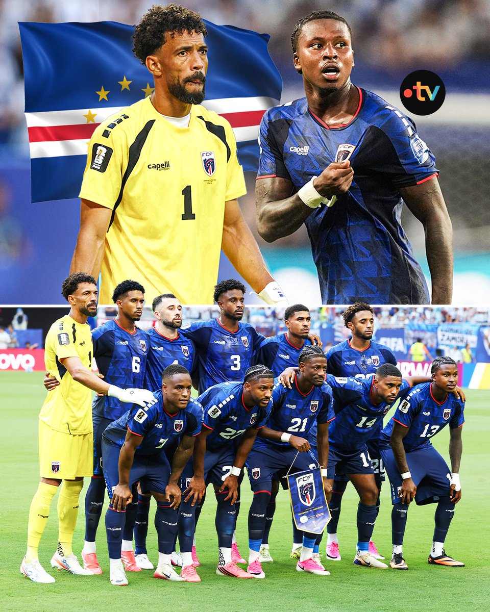 francetvsport's tweet photo. ⚽ #FIFAWorldCup | 🇨🇻 BRAVO LE CAP-VERT !

👏 Archipel de 500 000 habitants, 67e au classement FIFA, le Cap-Vert aura vécu un parcours incroyable pour sa toute première Coupe du monde. RESPECT ! https://t.co/6bpaySMFOX