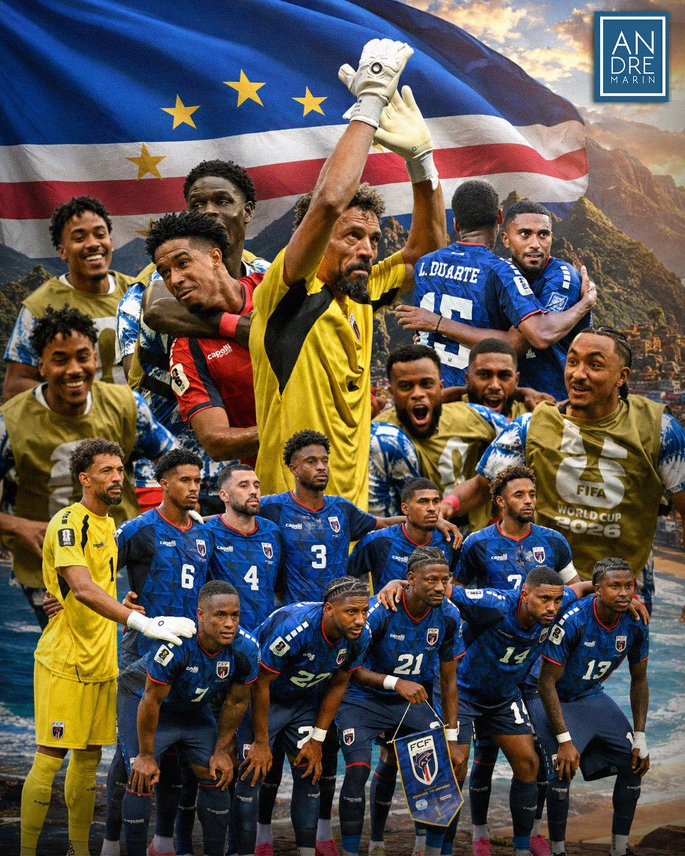 andremarinpuig's tweet photo. ¡SIMPLEMENTE GRACIAS, TIBURONES! 👏🏼🇨🇻❤️

Gracias, Cabo Verde. Gracias por regalarnos una de las actuaciones más épicas en la historia de la Copa del Mundo.

Gracias por demostrar que con trabajo, garra y orgullo, se le puede plantar cara a cualquier gigante.

Gracias por jugar con un corazón que no cabe en el estadio.

Gracias por reivindicar la esencia y la magia del futbol, esa donde no hay equipos pequeños, solo grandes jugadores.

No dimensionamos lo que acaba de hacer la selección de un archipiélago conformado por 10 islas que apenas supera los 4,000 km² de territorio y que solo cuenta 530,000 con habitantes.

Se van del Mundial sin haber perdido un solo partido en 90 minutos a pesar de haber enfrentado a España, Uruguay y Argentina. Se van después de hacerle la vida imposible a la campeona del mundo.

Simplemente gracias, Cabo Verde.