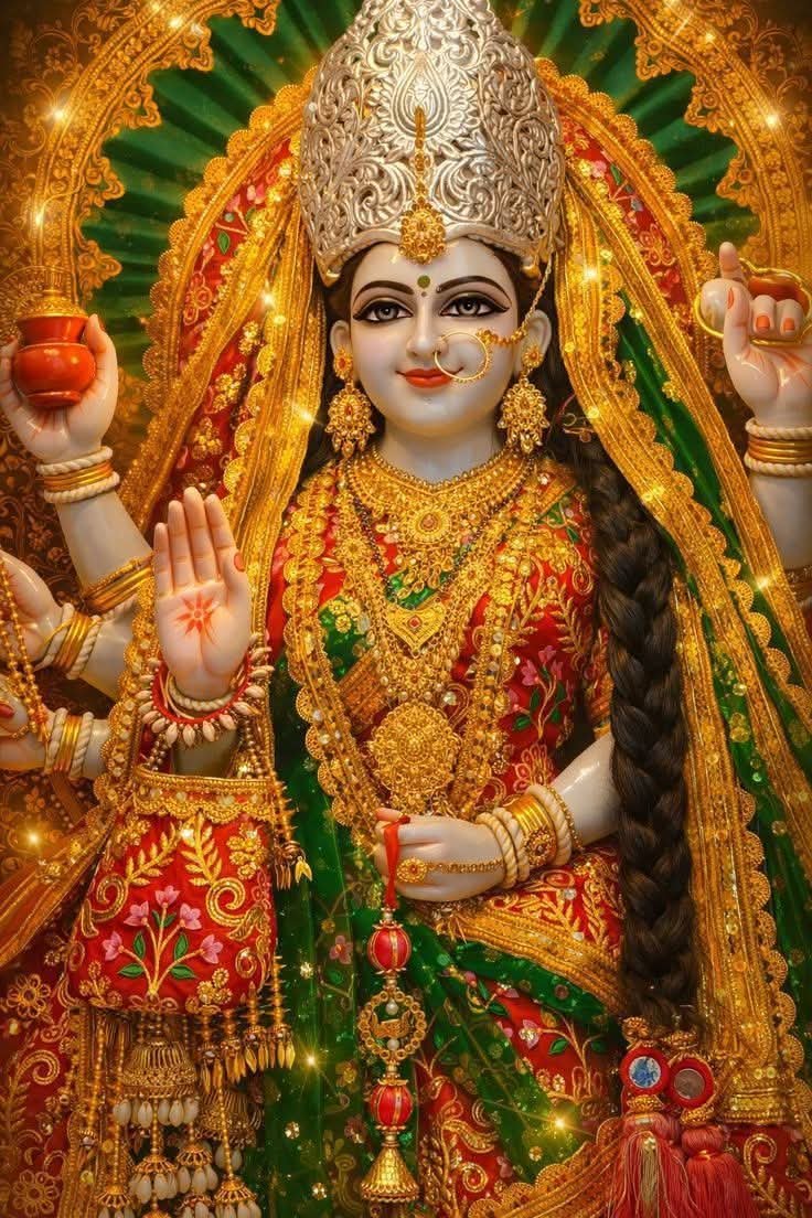 Ashapatel460322's tweet photo. ❤️🌿💛❤️🌿💛❤️🌿💛❤️🌿💛❤️🌿 
        सर्वमंगल मांगलये शीवे सर्वार्थ साधिके 
        शरण्ये त्रयंबके गौरी नारायणी नमोस्तुते 
   हे जगत जननी मां पर कृपा बनाए रखना 🙏 
    जय माता दी 🙏🚩 https://t.co/LHgfKYQ4hl