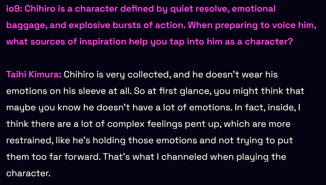 fbq_2's tweet photo. LETS FUCKING GO HE KNOWS CHIHIRO SO WELL https://t.co/twMKFr9AeK