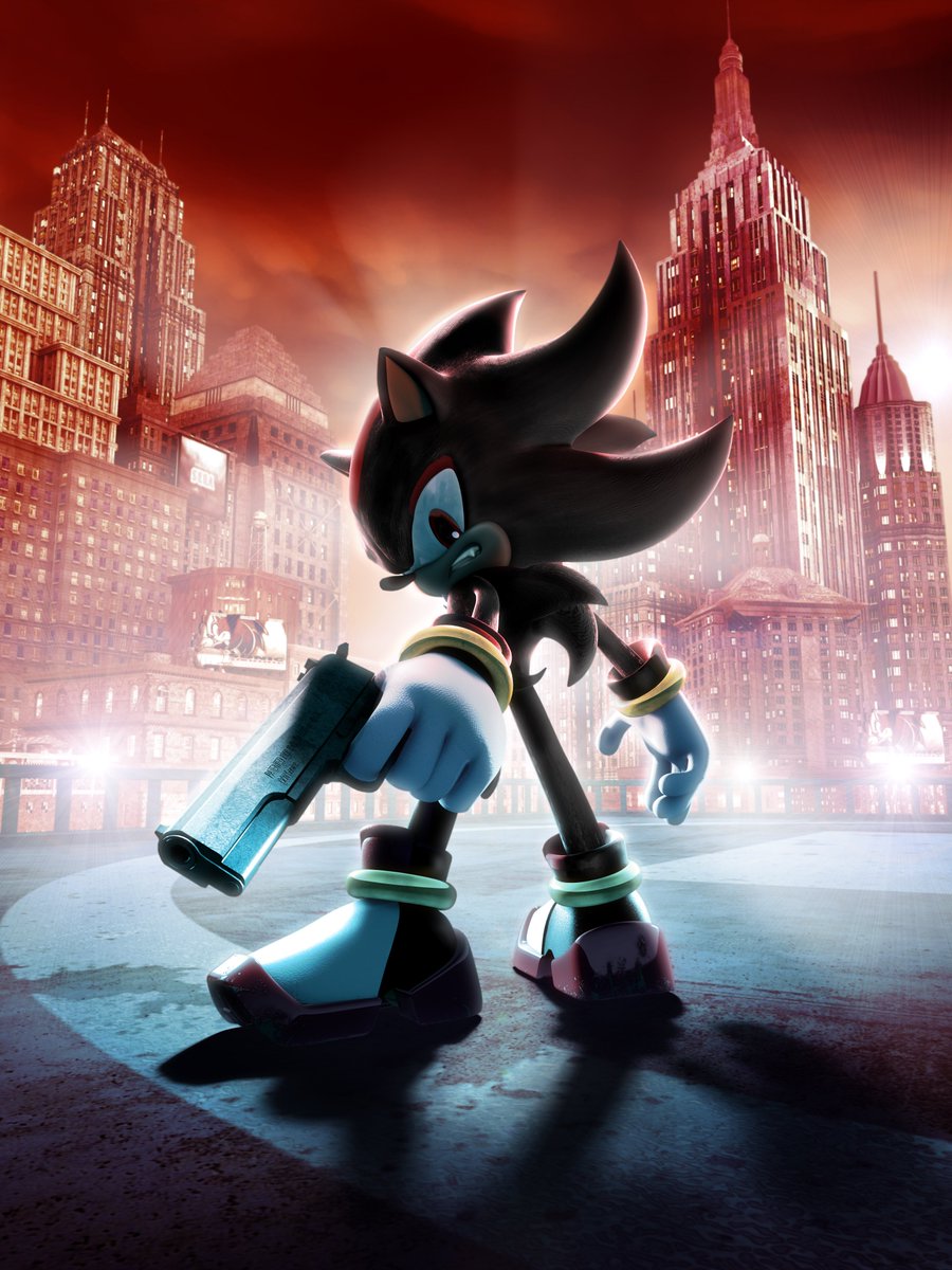 ShaddixLCroft's tweet photo. @ManehattanStonk @sonicstadium @SatamHistorian I mean if you observe the original Artwork by SEGA, you can see how he's lazily slapped on Lara Su/His production logo over the Sonic and SEGA posters with zero effort on the billboards. 

Didn't even make it blend in with the environment either with the shading https://t.co/8fgj5PGFsv